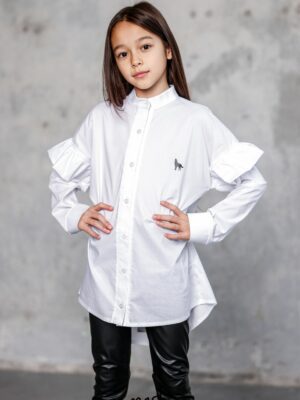 Biała koszula dla dziewczynki MashMnie.