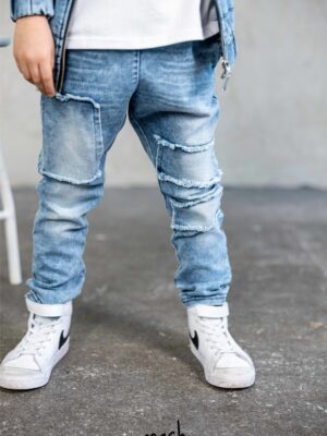 Jeansowe spodnie mashmnie