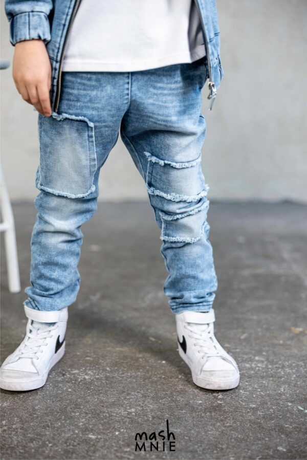 Jeansowe spodnie mashmnie
